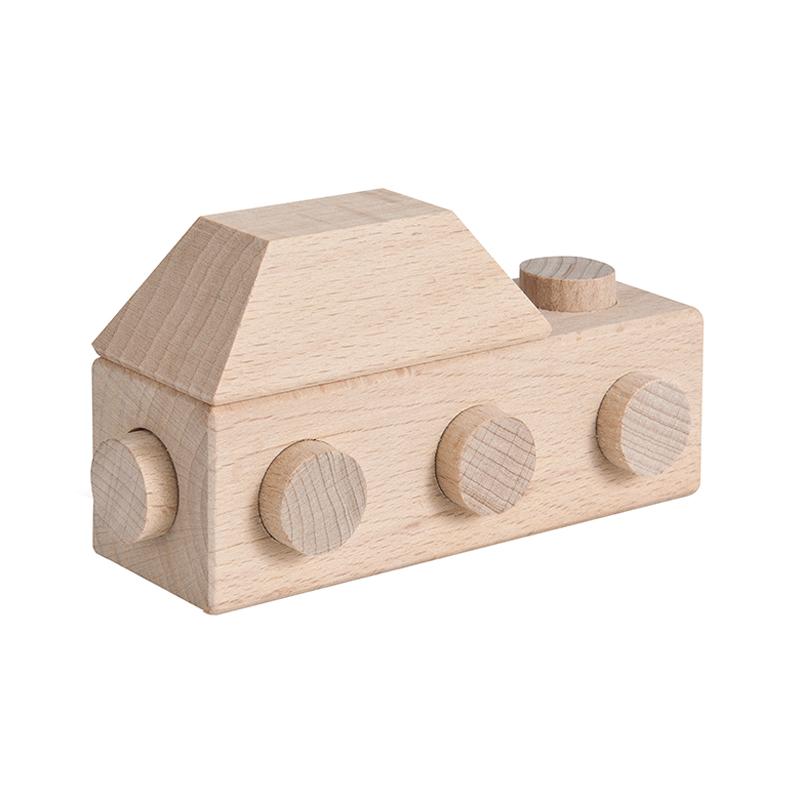 Set cuburi de constructie din lemn Architect XL, +1 an, Matador