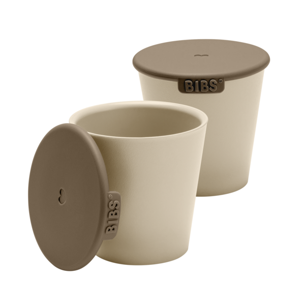 Set 2 pahare pentru bebe, Vanilla, BIBS