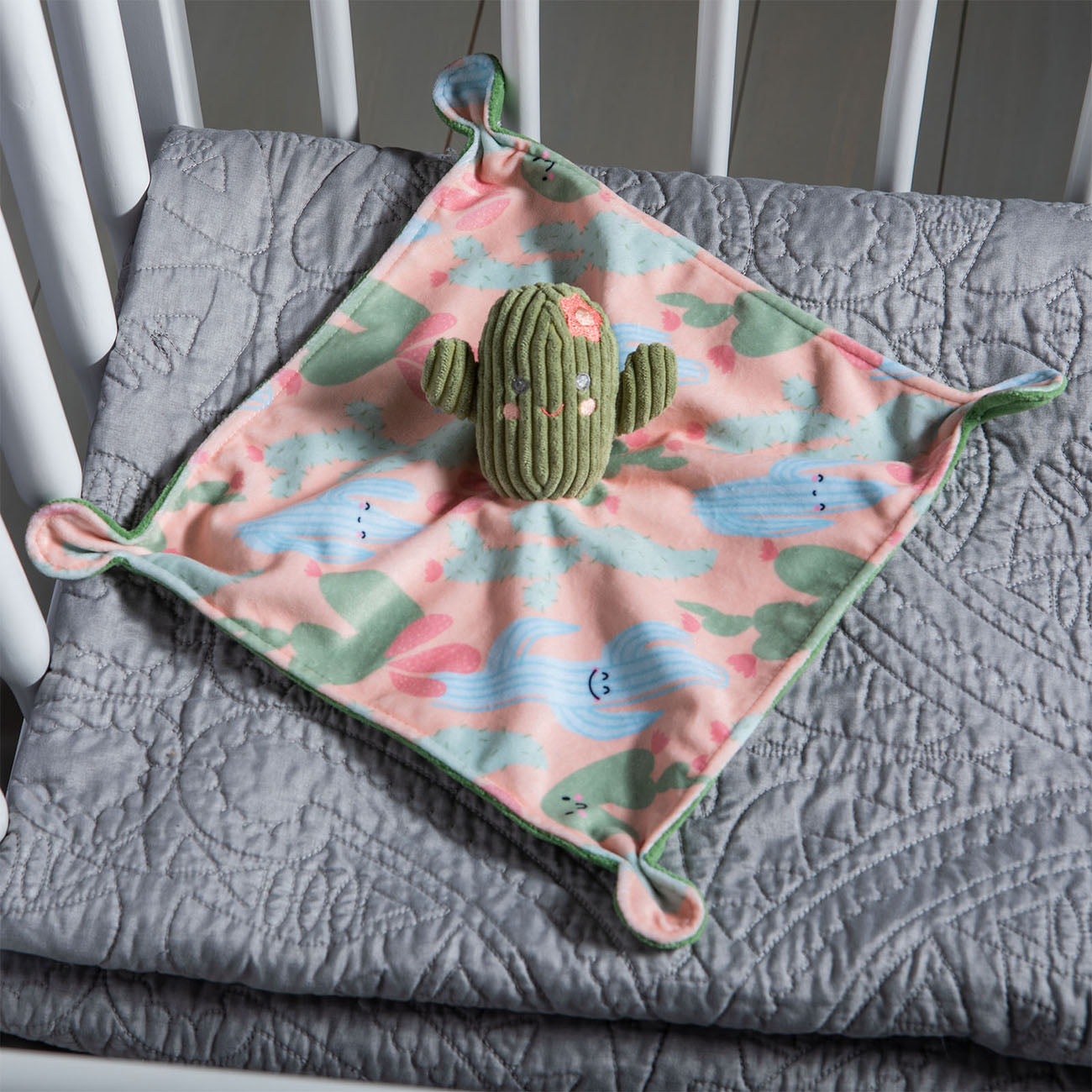 Jucarie plus doudou, Cactus Soothie, 25x25 cm, +0 luni,  Mary Meyer