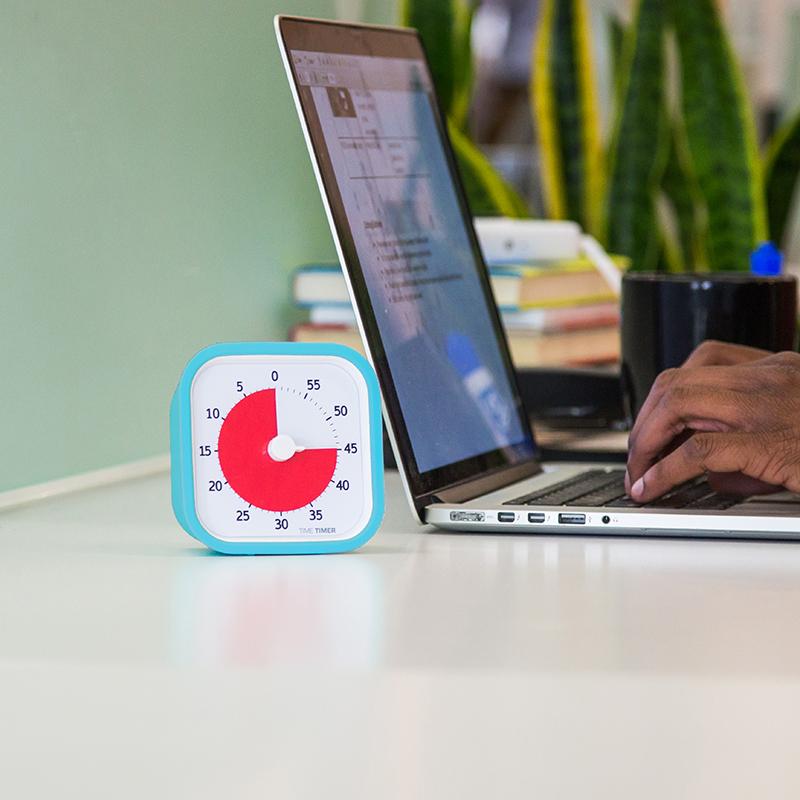 Carcasa de silicon pentru Time Timer MOD, turquoise, Robo - Manute Creative