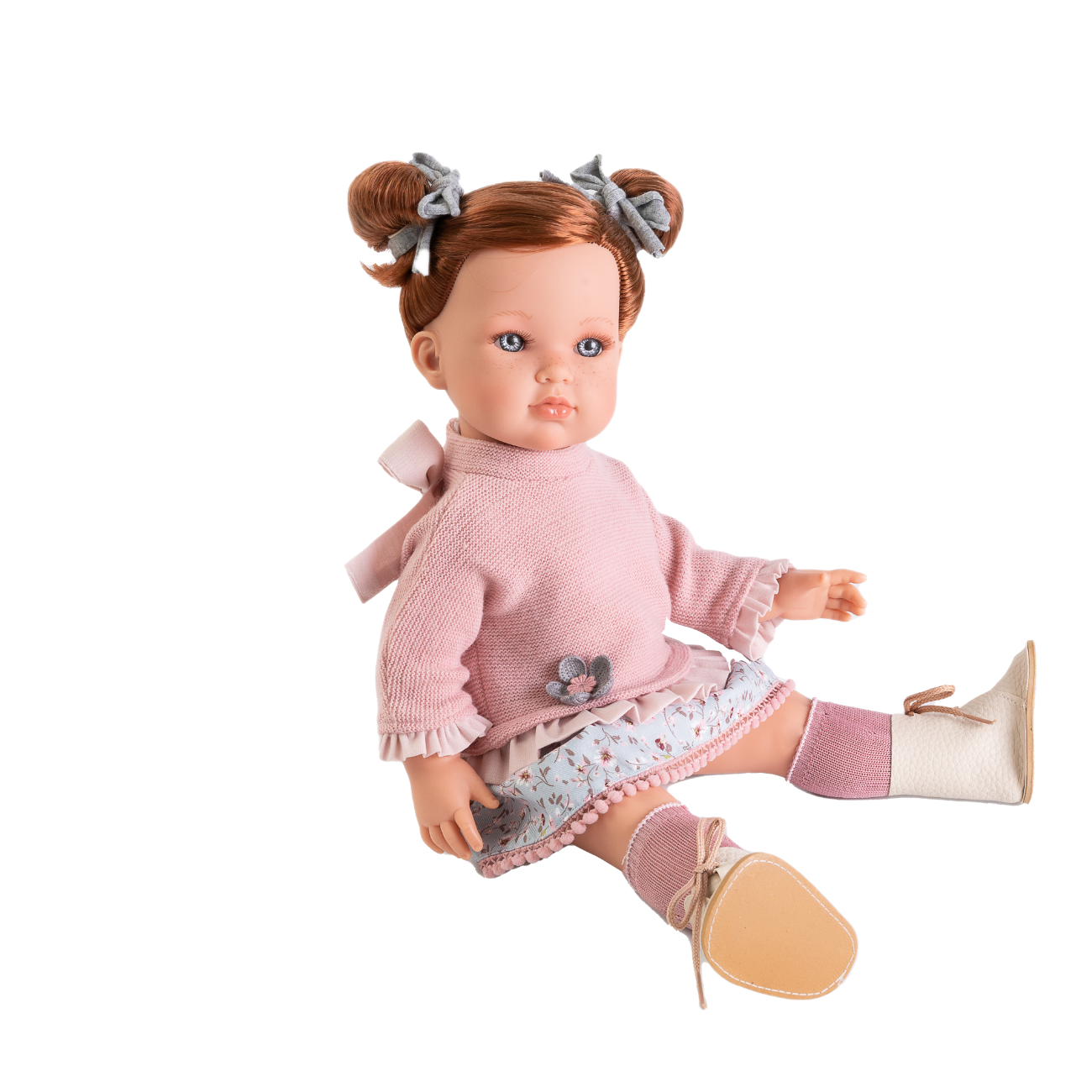 Papusa Bella, Cu Par Scurt Roscat, 45 Cm, Antonio Juan