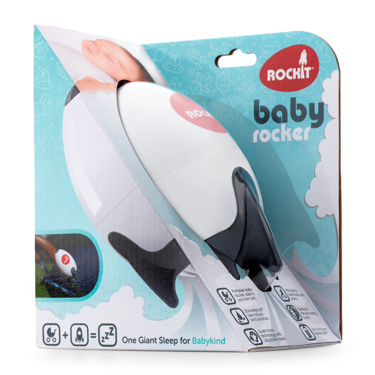 Balansoar pentru bebelusi, portabil, Rockit