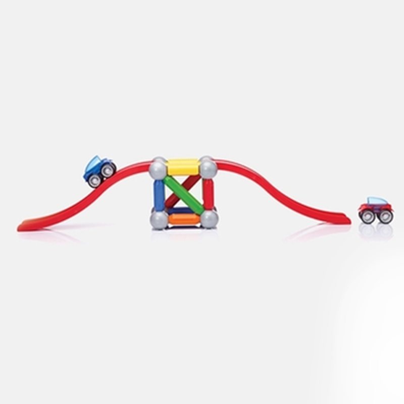 Set educativ magnetic Vehicule Play Basic Stunt, SmartMax