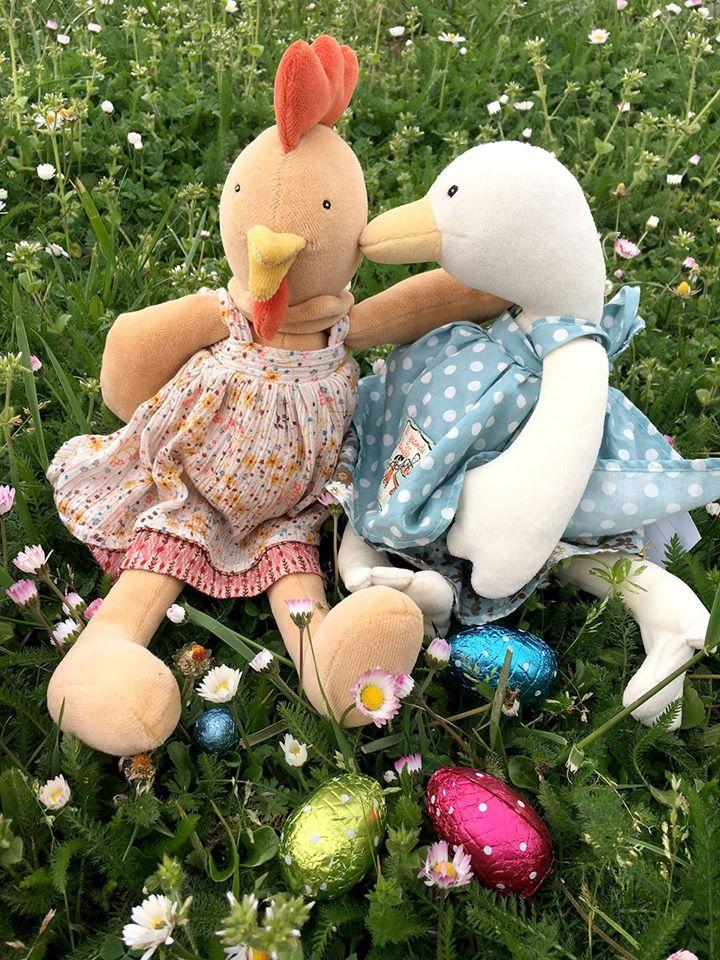 Jucarie plus bebe ratusca Jeanne mica, 0 ani+, Moulin Roty - Manute Creative