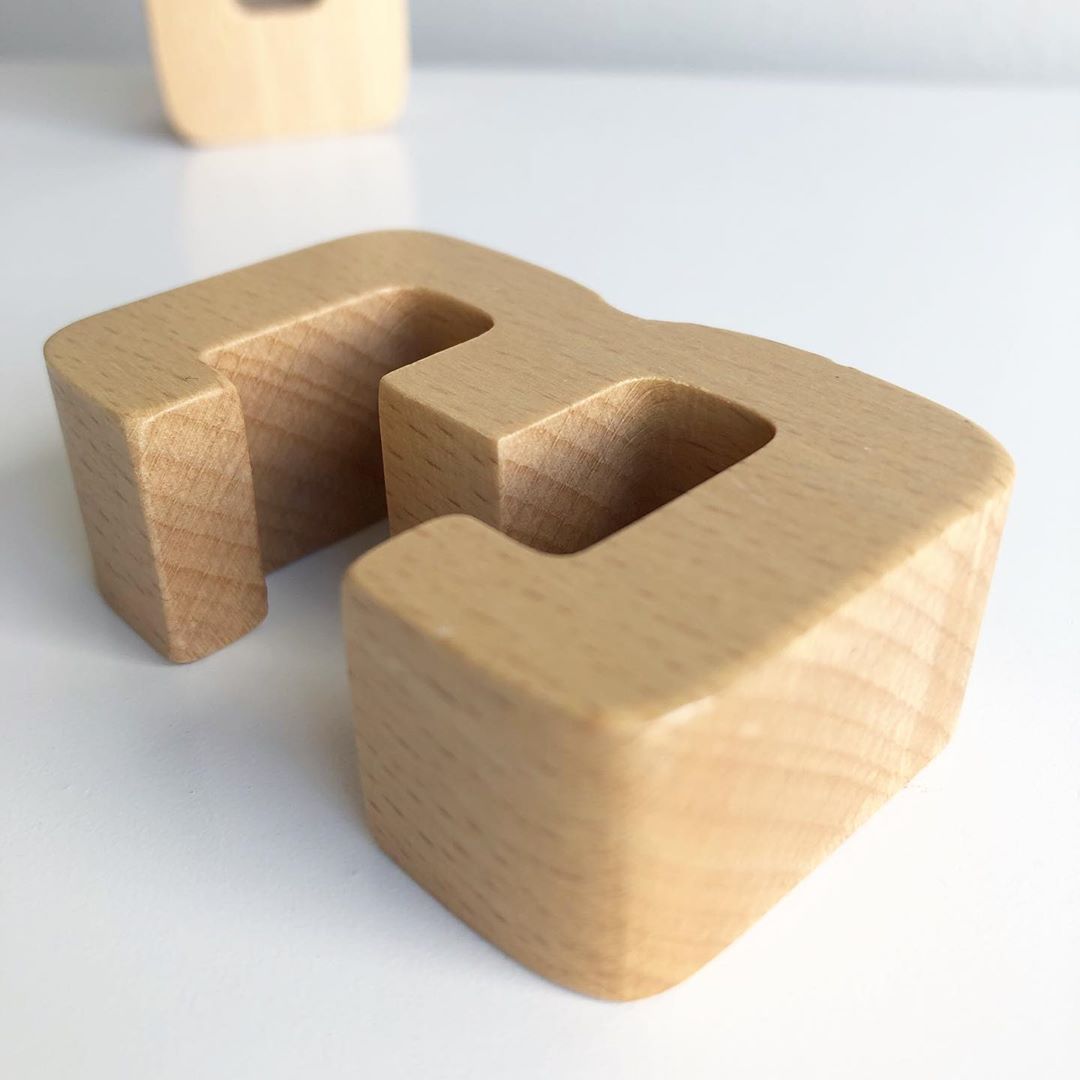 Set cifre din lemn proportionale de la 1 la 10, 15 piese, +3 ani, byAstrup - Manute Creative