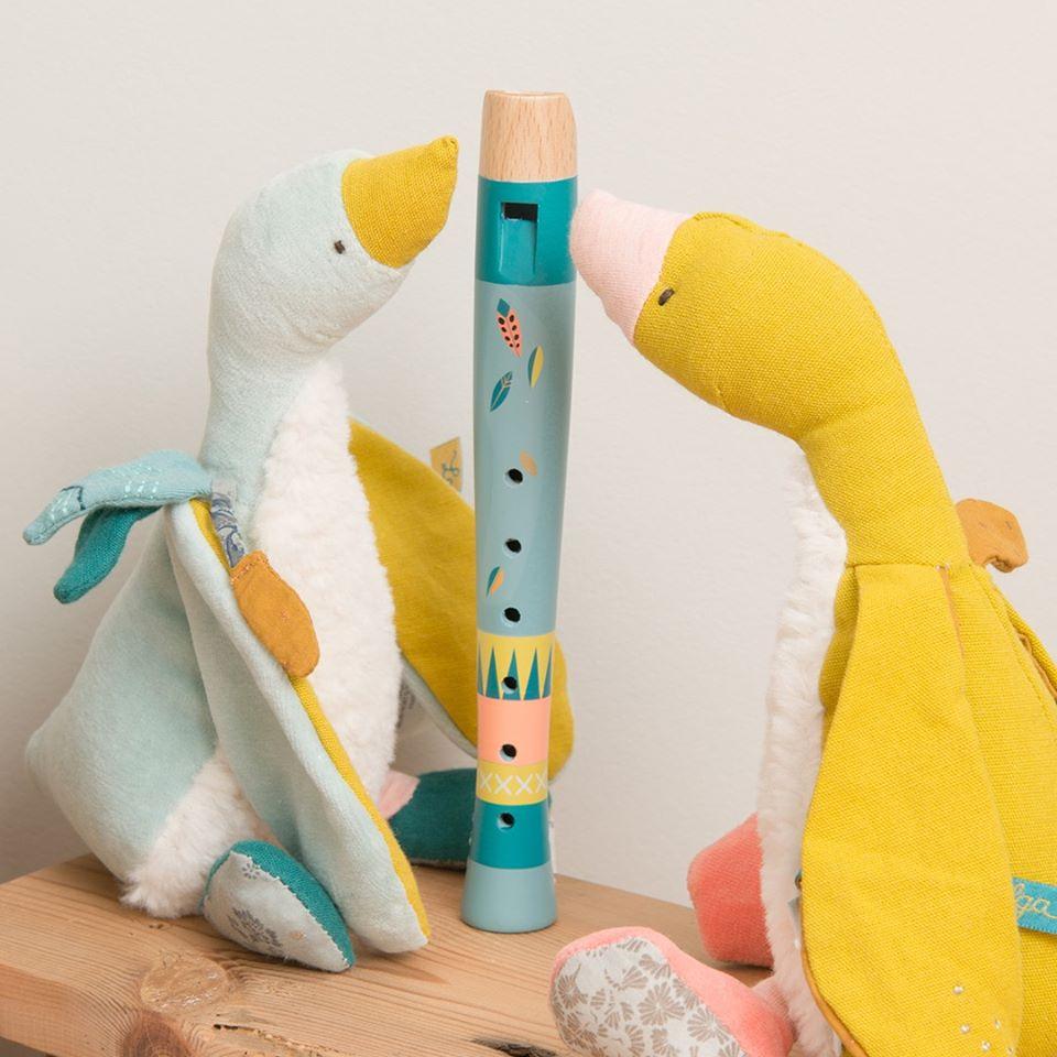 Jucarie de plus gasca galbena Bambou, 10 luni+, Moulin Roty - Manute Creative
