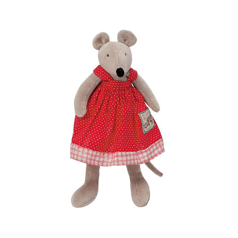 Jucarie plus bebe soricica Nini medie, 0 ani+, Moulin Roty - Manute Creative