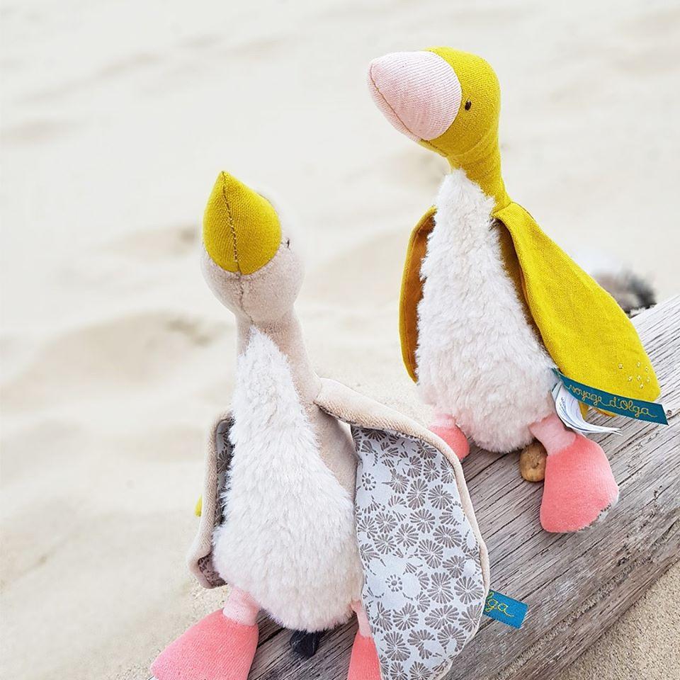 Jucarie de plus gasca galbena Bambou, 10 luni+, Moulin Roty - Manute Creative