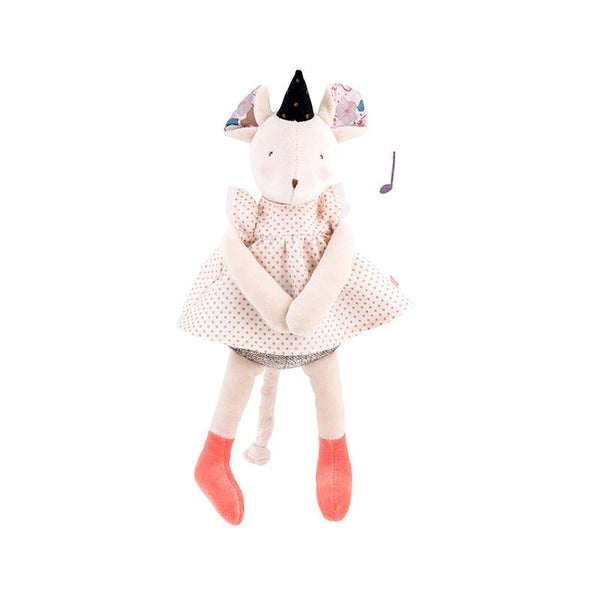 Jucarie plus muzicala Soricica, 0 ani+, Moulin Roty - Manute Creative