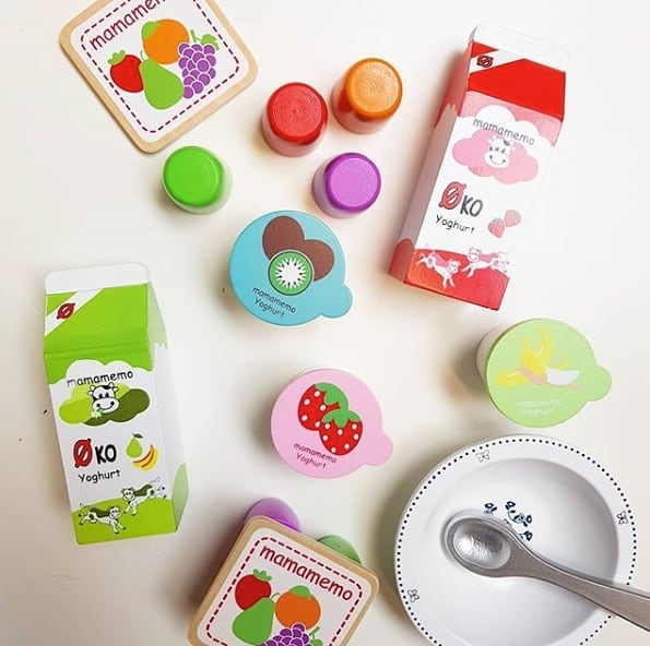 Set vesela pentru 2 persoane Royal, din lemn, MAMAMEMO