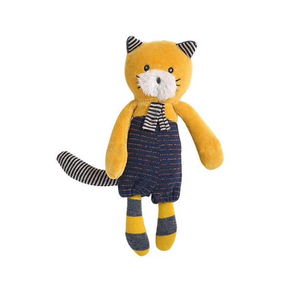 Jucarie plus bebe Lulu pisicuta galbena mica, 0 ani+, Moulin Roty - Manute Creative