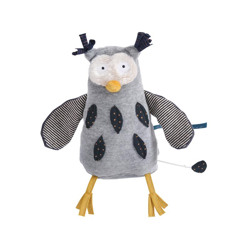 Jucarie plus muzicala Bufnita, 0 ani+, Moulin Roty - Manute Creative
