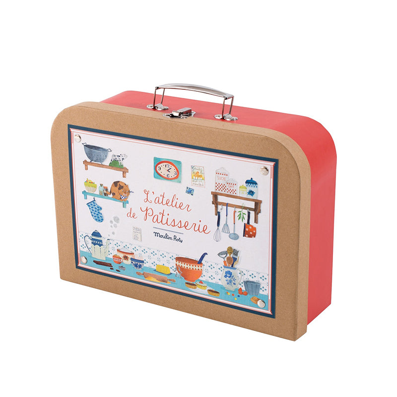 Valiza cu 11 ustensile pentru gatit,  Moulin Roty