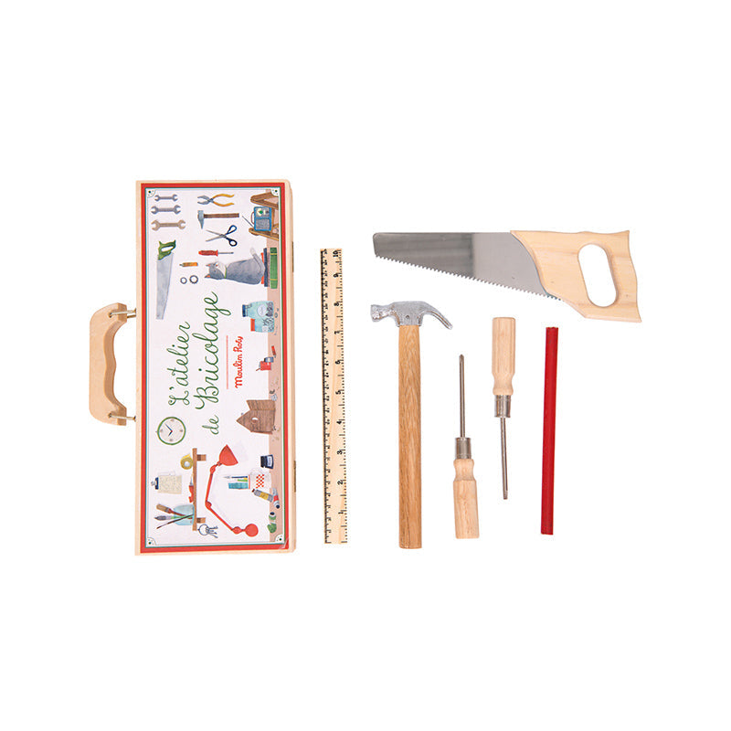 Trusa cu 6 unelte pentru bricolaj, Moulin Roty