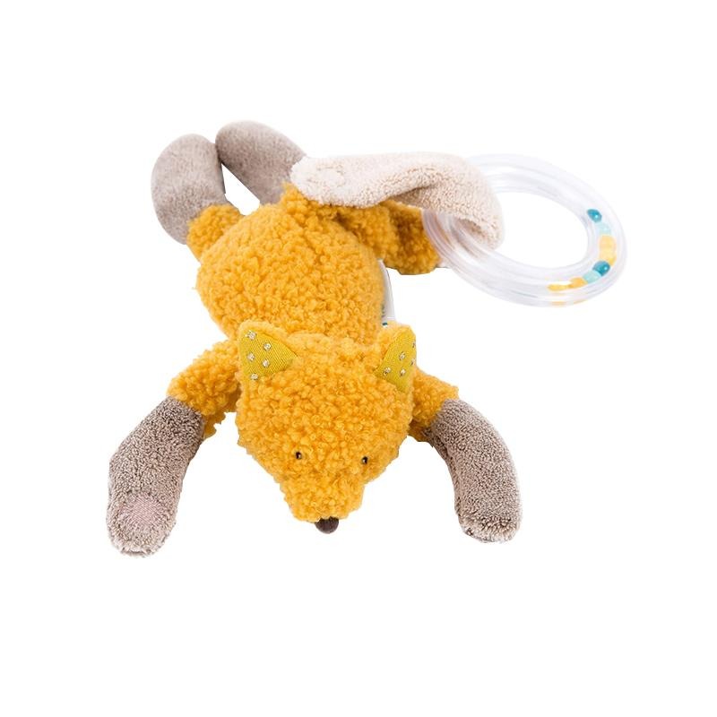 Jucarie plus interactiva zornaitoare Vulpea Chaussette, 0 ani+, Moulin Roty - Manute Creative