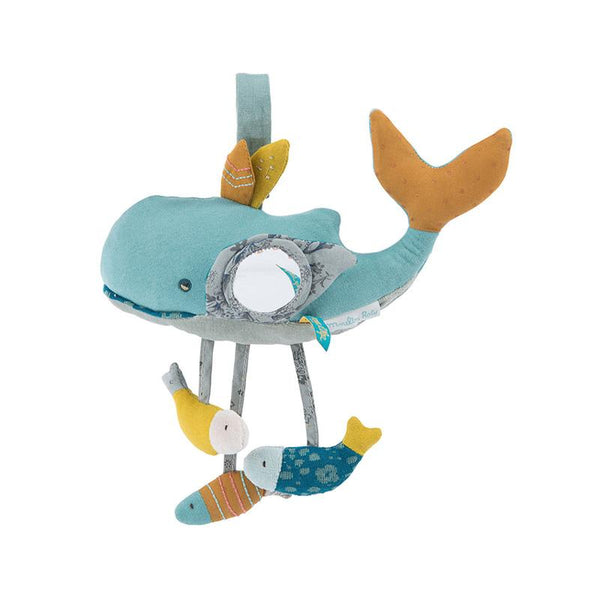 Jucarie plus bebe interactiva balena Josephine, suspendabila, 0 ani+, Moulin Roty - Manute Creative