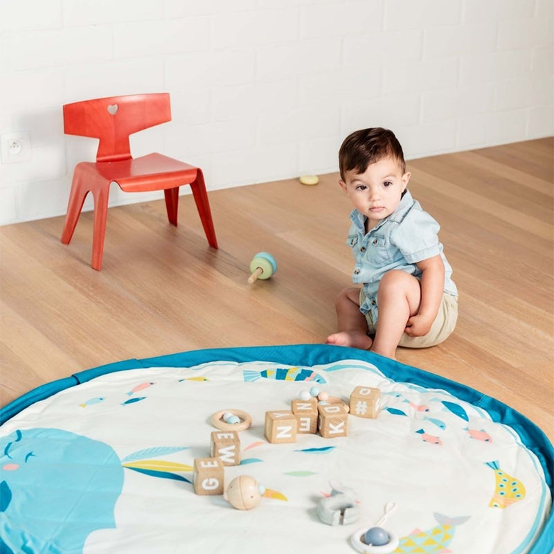 Salteluta pentru joaca 2 in 1 Balena Josephine, Moulin Roty