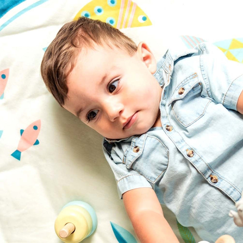 Salteluta pentru joaca 2 in 1 Balena Josephine, Moulin Roty