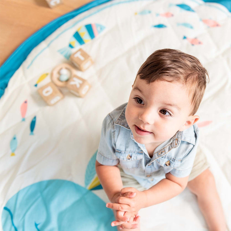 Salteluta pentru joaca 2 in 1 Balena Josephine, Moulin Roty