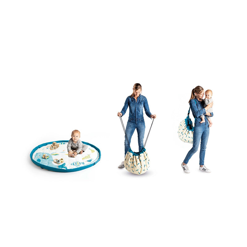 Salteluta pentru joaca 2 in 1 Balena Josephine, Moulin Roty