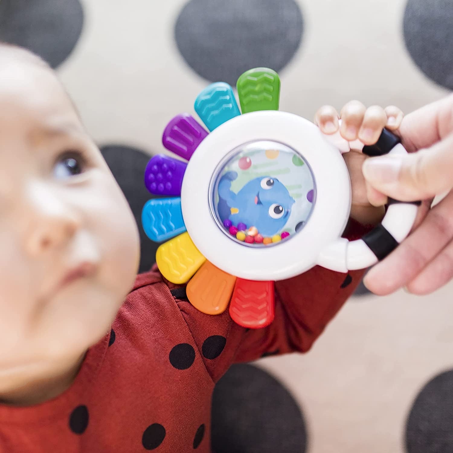 Jucarie Multisenzoriala de Dentitie Caracatita vesela, Baby Einstein