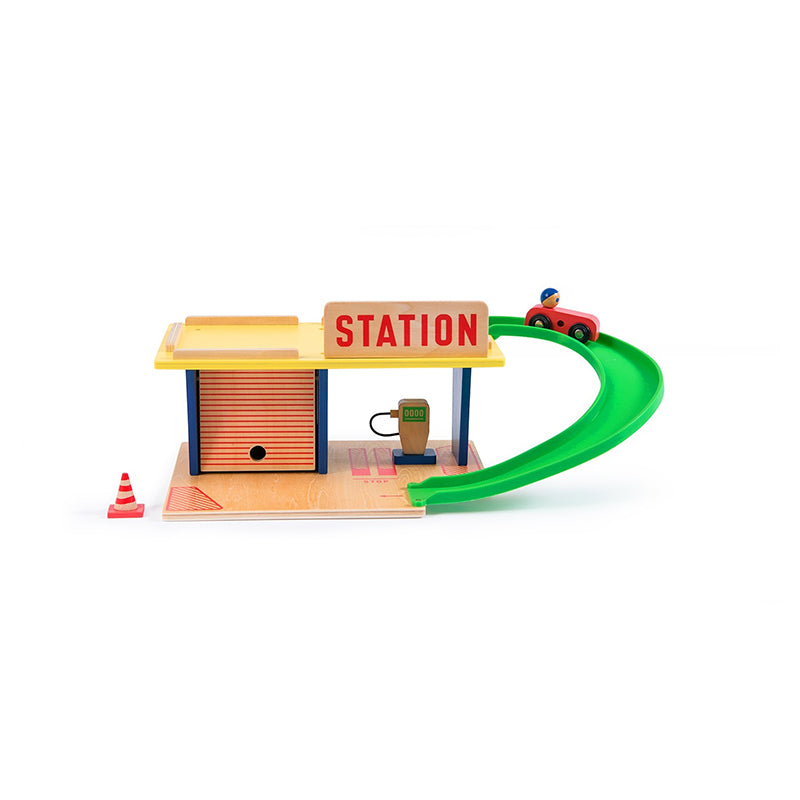 Benzinarie Retro din lemn, Moulin Roty