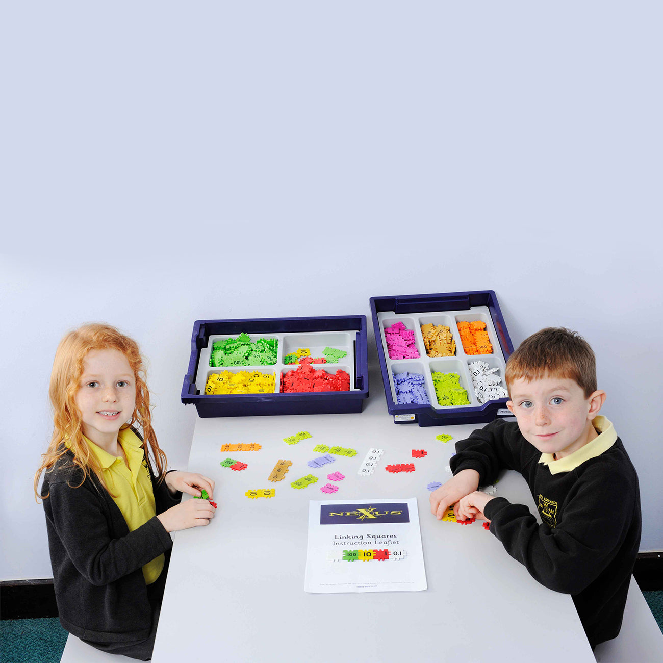 Joc educativ matematic Sute, Zeci, Unitati, 450 piese @ Nexus