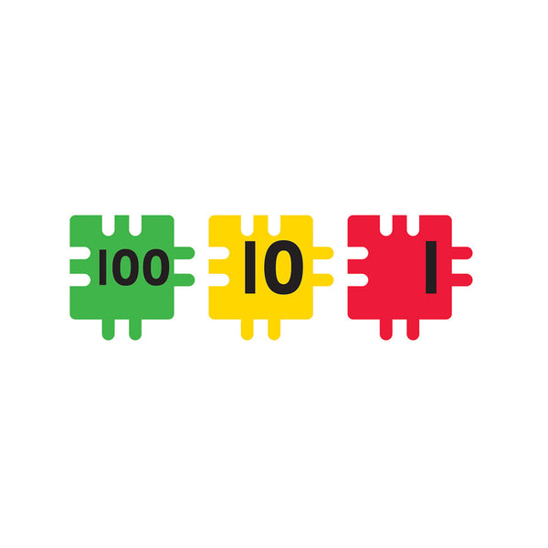 Joc educativ matematic Sute, Zeci, Unitati, 450 piese @ Nexus