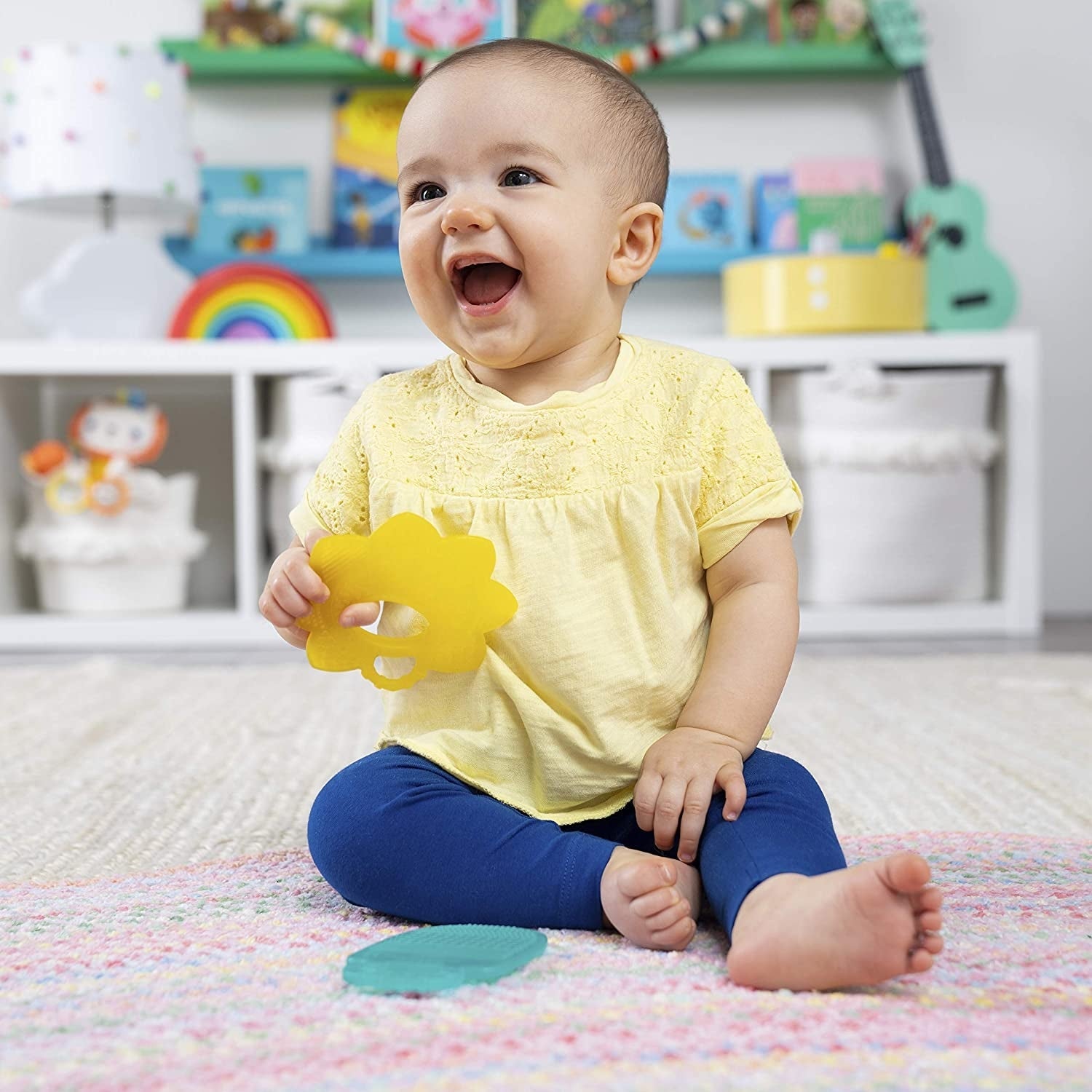 Jucarie de Dentitie Soare si Inghetata pe Bat, Bright Starts