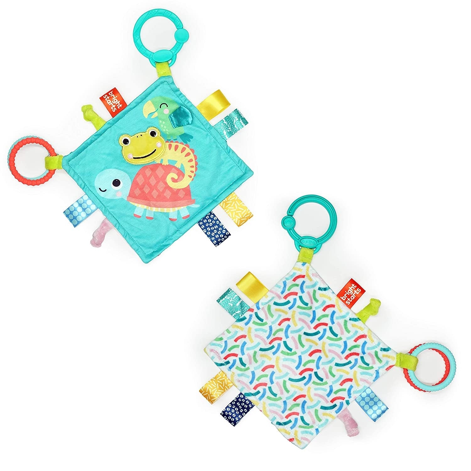 Jucarie Mini Paturica cu Animalute Vesele, Bright Starts