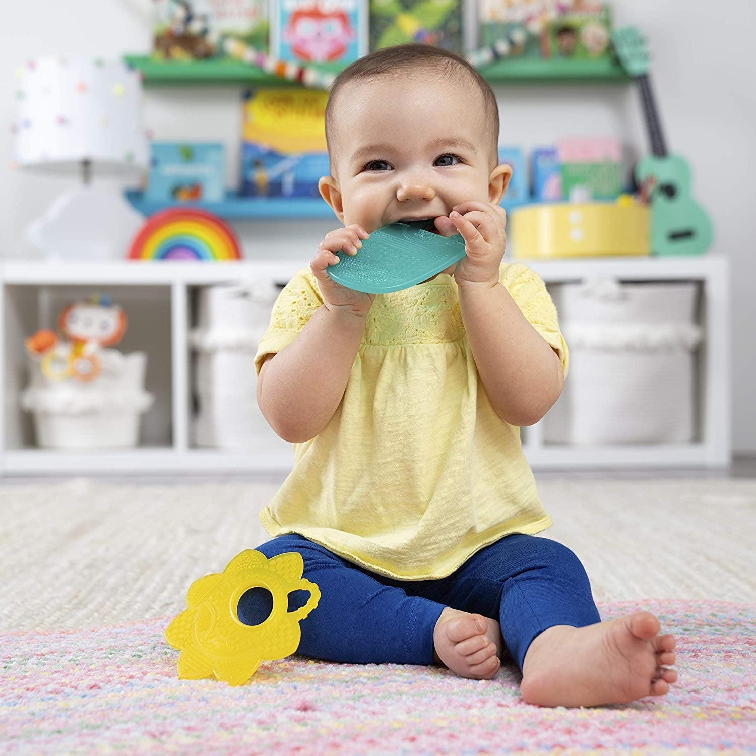 Jucarie de Dentitie Soare si Inghetata pe Bat, Bright Starts