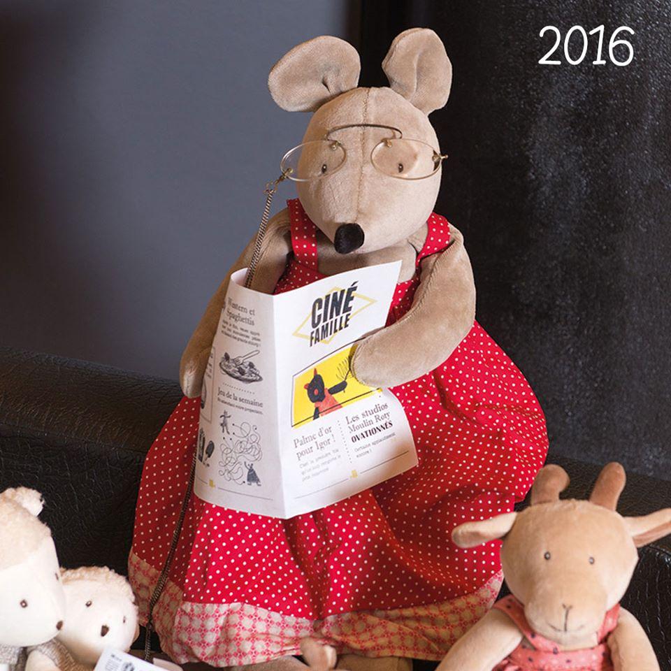 Jucarie plus bebe soricica Nini mica, 0 ani+, Moulin Roty - Manute Creative