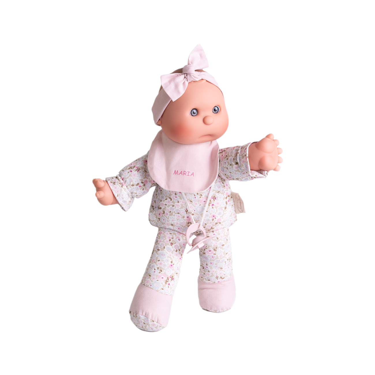 Papusa Dolly Cu Babetica Roz, 36 cm, Antonio Juan