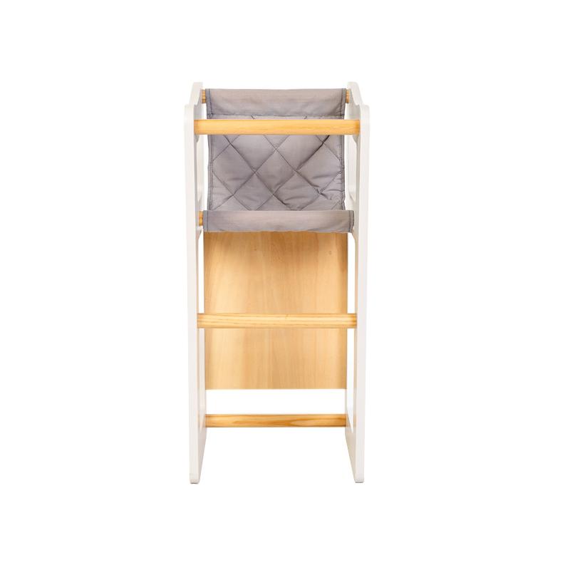 Scaun bebe pentru papusi, alb-natur, +3 ani, byAstrup - Manute Creative