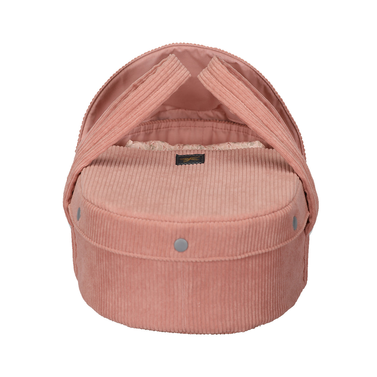 Landou pentru papusi, 35cm, din catifea, roz pudra, +3 ani, byASTRUP