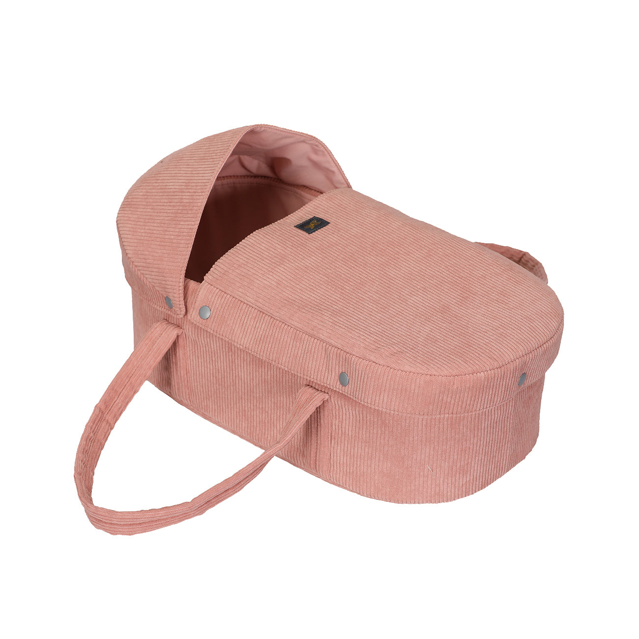 Landou pentru papusi, 42cm, din catifea, roz pudra, +3 ani, byASTRUP