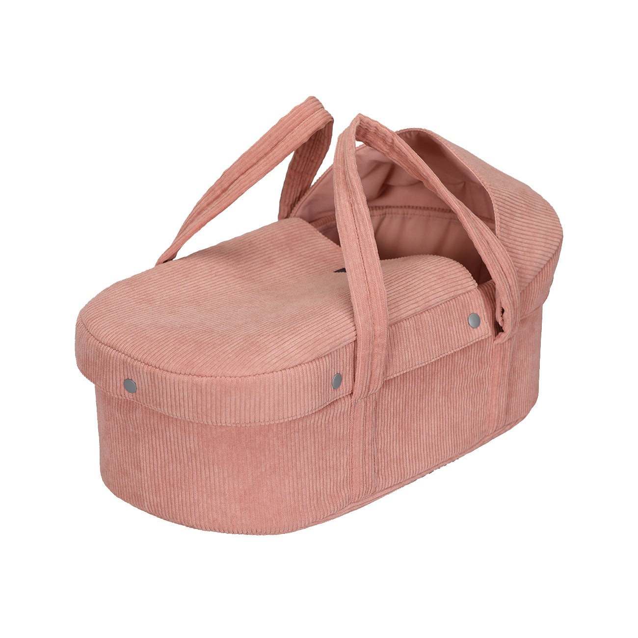 Landou pentru papusi, 42cm, din catifea, roz pudra, +3 ani, byASTRUP
