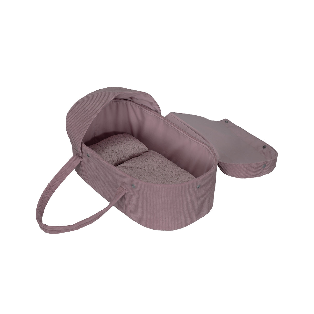 Landou pentru papusi, 42cm, din catifea, mov lavanda, +3 ani, byASTRUP