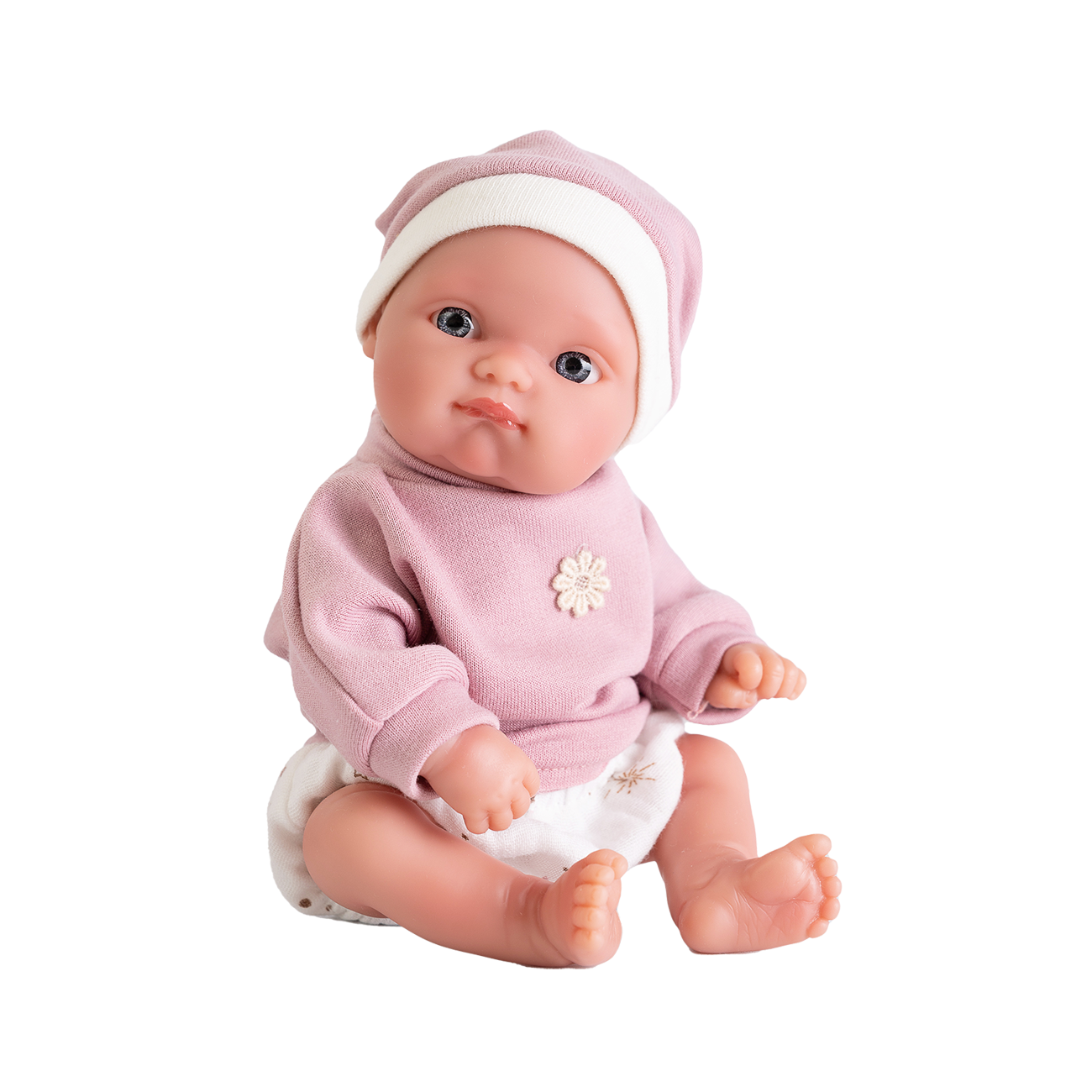 Papusa Mufly Cu Geanta Pentru Carucior, 21 cm, Antonio Juan