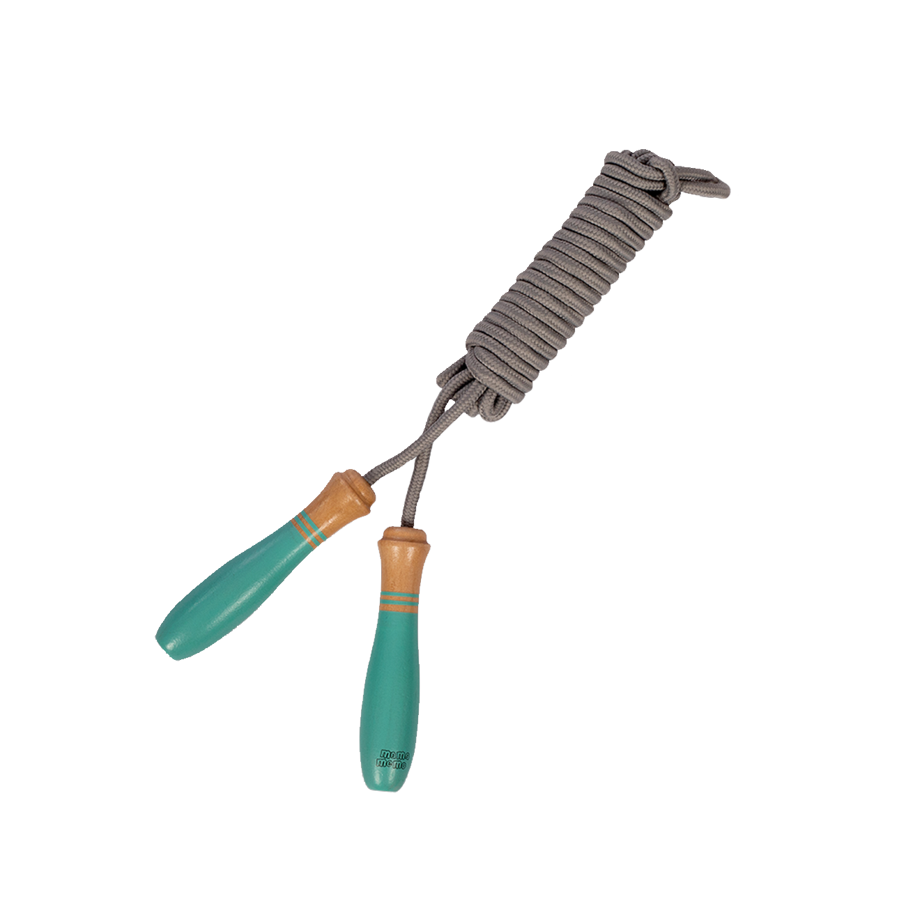 Coarda sarit cu manere din lemn FSC, 5m,  turquoise, MAMAMEMO