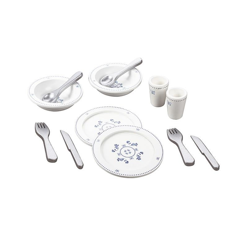 Set vesela pentru 2 persoane Royal, din lemn, MamaMemo - Manute Creative