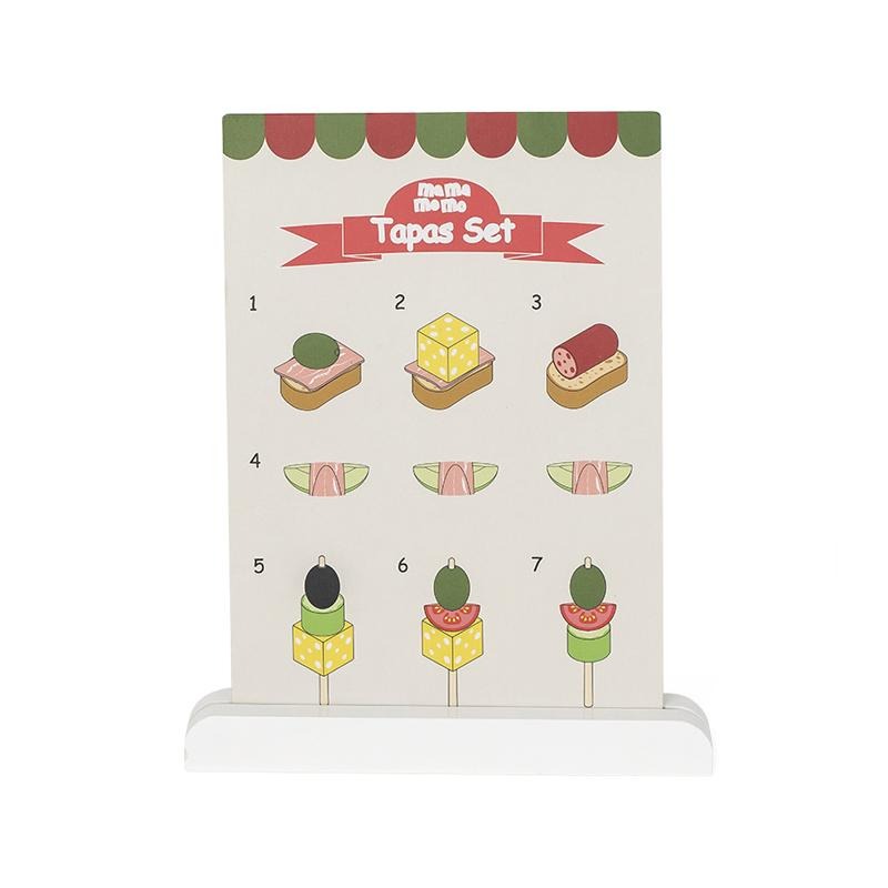 Set gustari (tapas) de jucarie, 3+ MamaMemo - Manute Creative