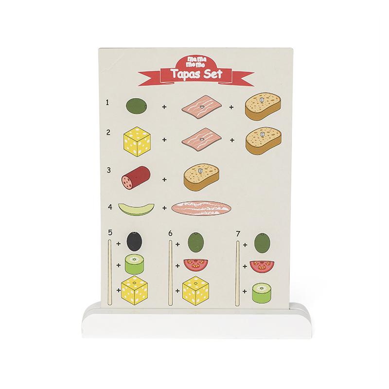 Set gustari (tapas) de jucarie, 3+ MamaMemo - Manute Creative