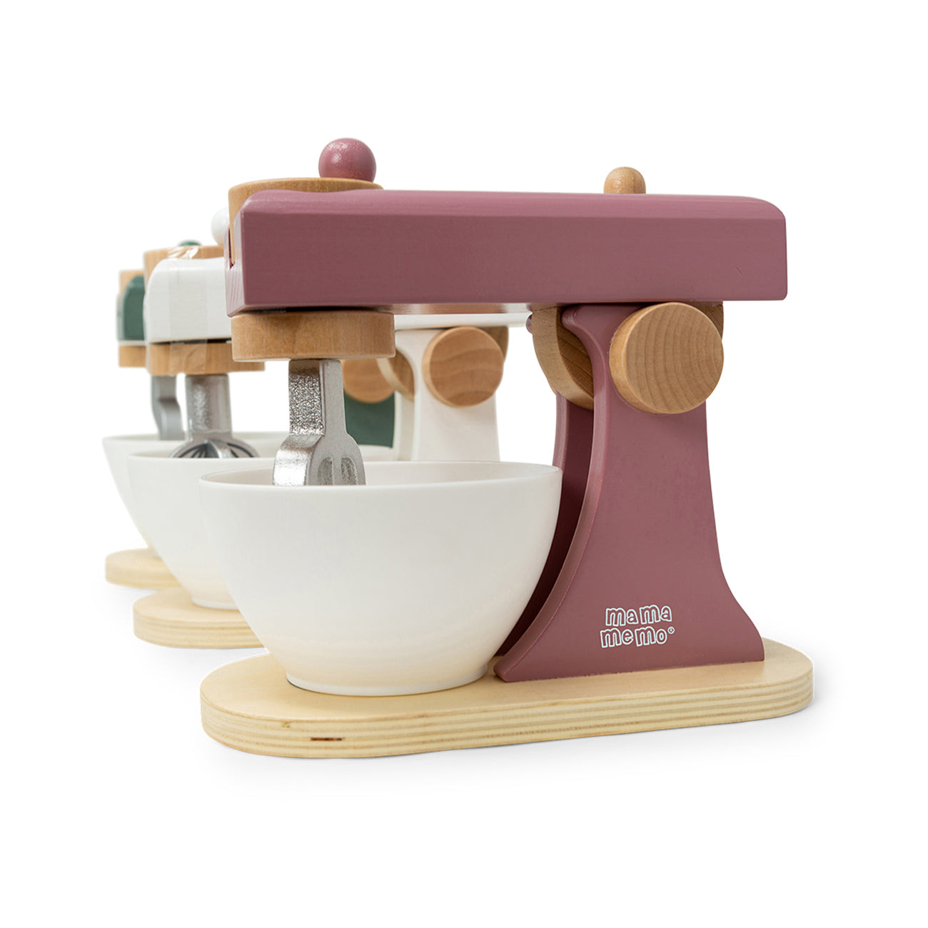 Mixer de jucarie, lemn, roz pudra, +3 ani, MAMAMEMOĂâ€šĂ‚Â®