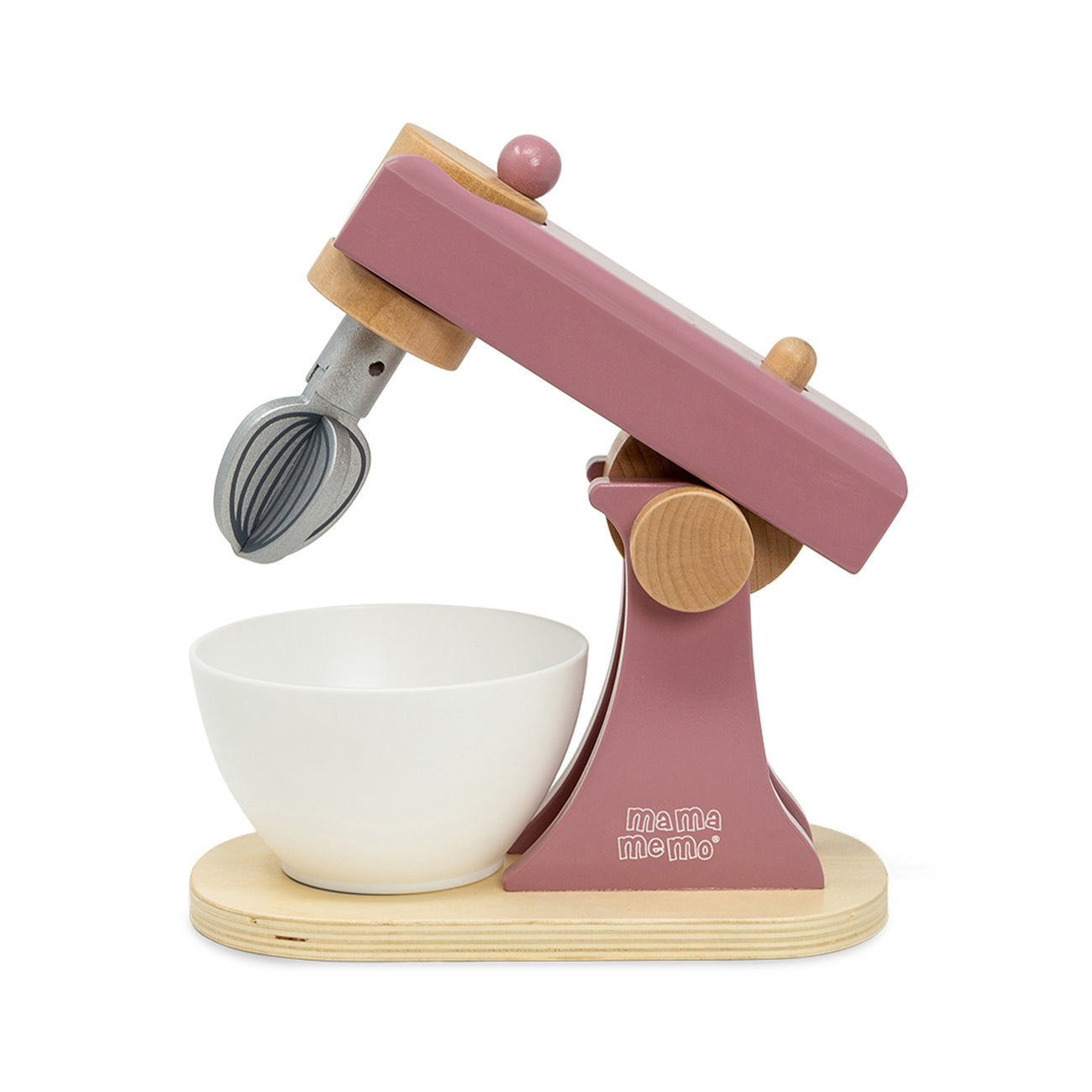 Mixer de jucarie, lemn, roz pudra, +3 ani, MAMAMEMOĂâ€šĂ‚Â®