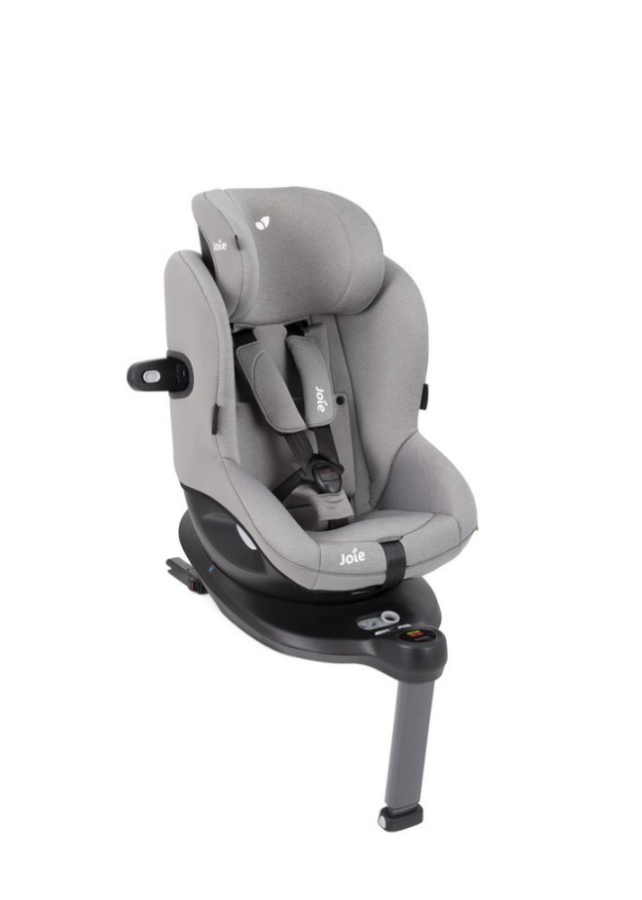 Scaun auto i-Spin 360° E Gray Flannel, 61 cm - 105 cm, testat ADAC, Joie