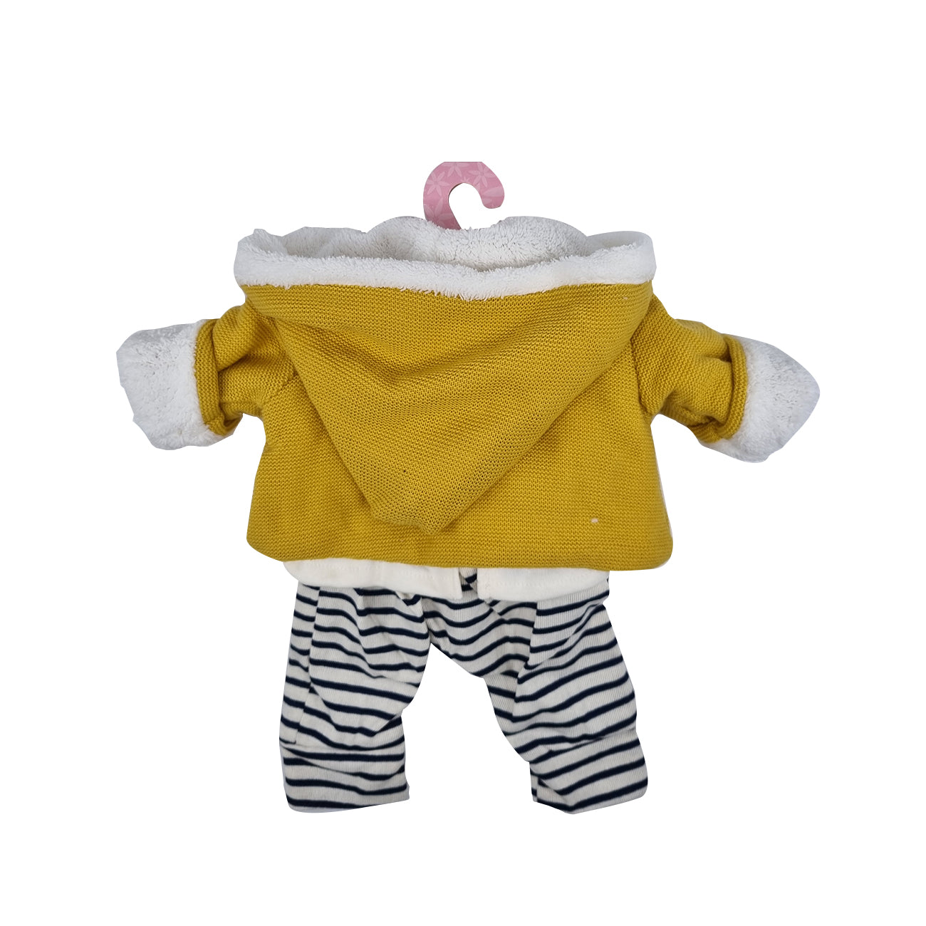 Hainute pentru papusi de 42 cm, pantaloni, tricou, cardigan si caiula, Antonio Juan