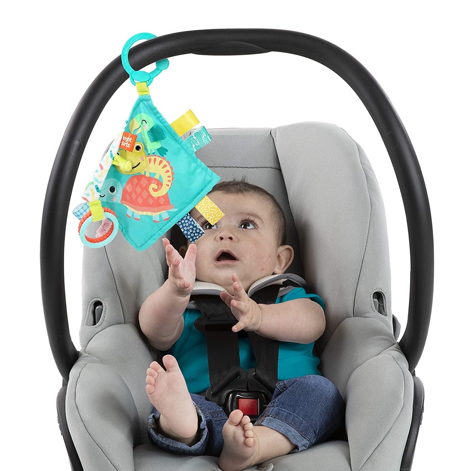 Jucarie Mini Paturica cu Animalute Vesele, Bright Starts