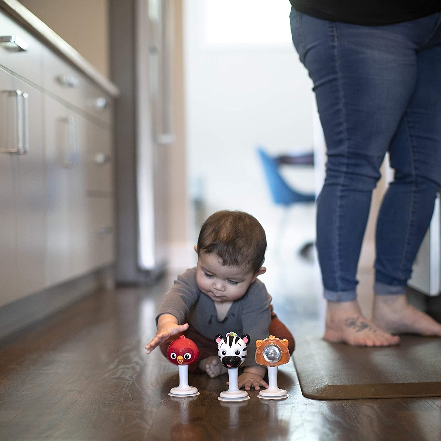 Set 3 Jucarii Multisenzoriale in Forma de Animalute, Baby Einstein