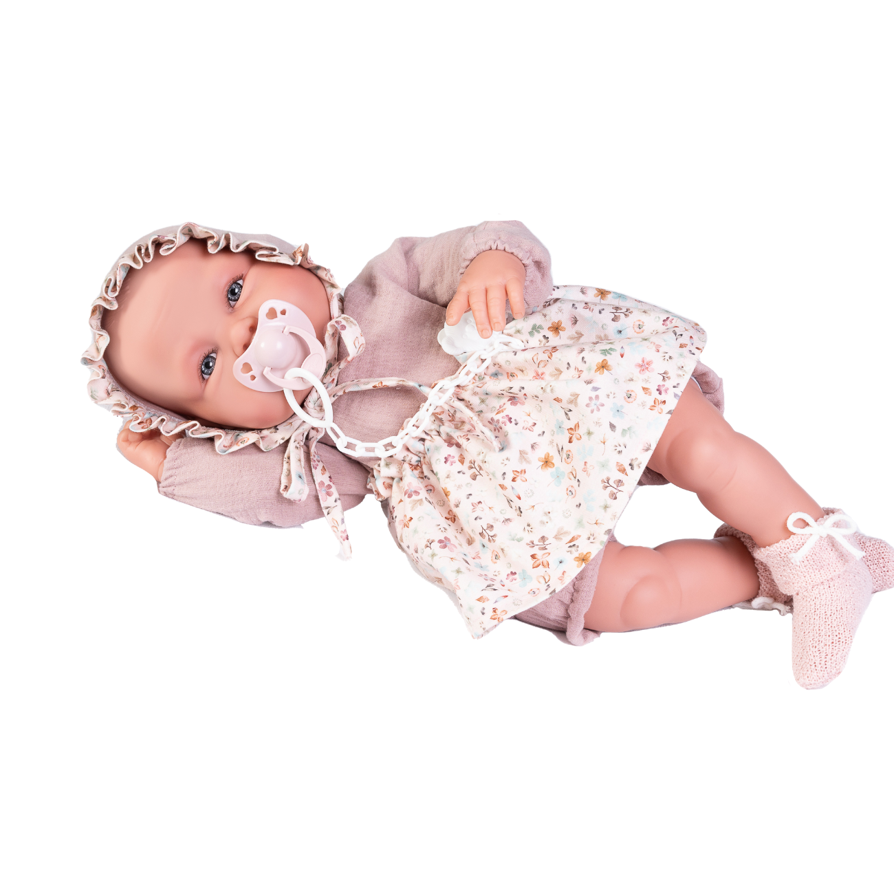 Papusa Babydoo Care Gangure, Cu Rochita, 50 cm, Antonio Juan